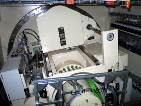 Bearing of the chucks within turret rewinder AW 1500 S
