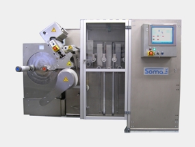 Turret rewinder for medical tubular films