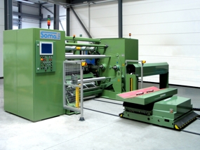 Turret Rewinder ATW with automatic reel handling