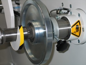 Winding shaft support Winding shaft support